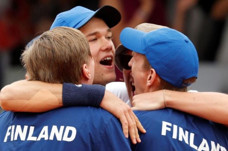 Finlandia ya tiene el equipo confirmado para recibir a la Argentina en la Davis
