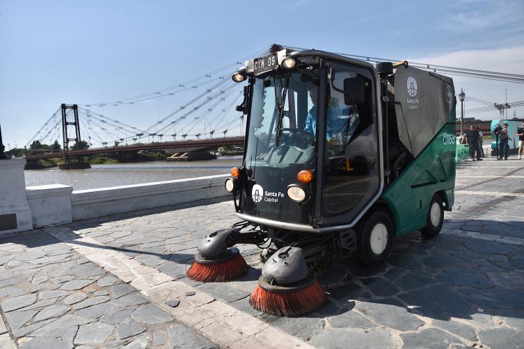 La Municipalidad suma equipamiento para la limpieza de la ciudad
