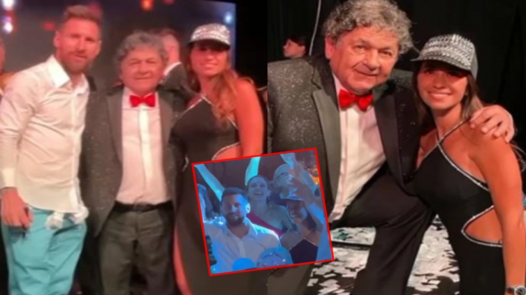 Antonela y Lio bailaron al ritmo de Los Palmeras en un 15 
