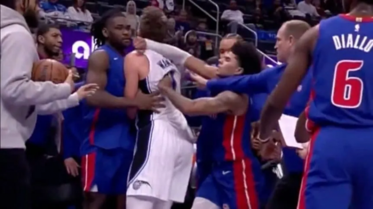 NBA: un jugador inconsciente por una pelea en un partido