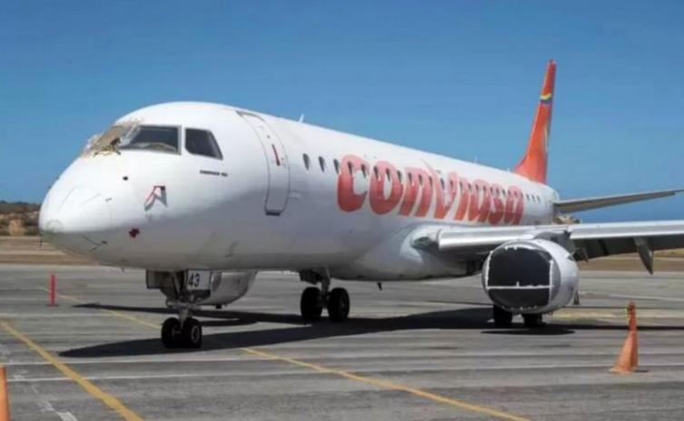 Polémica por otro avión venezolano que aterrizó en Ezeiza con solo 6 pasajeros