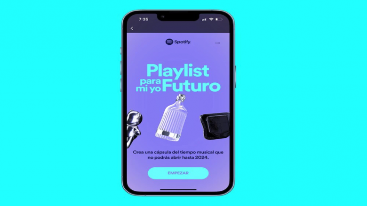 Spotify: creá una lista para tu propia cápsula del tiempo