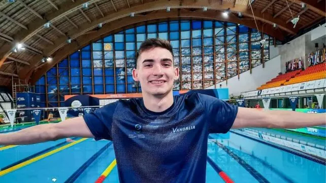 Facundo Signorini, el nadador paralímpico santafesino que es uno de los mejores del mundo