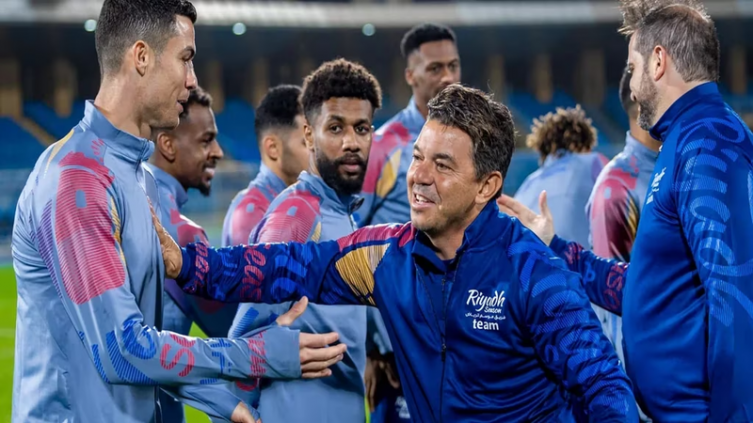 El primer encuentro entre Marcelo Gallardo y Cristiano Ronaldo