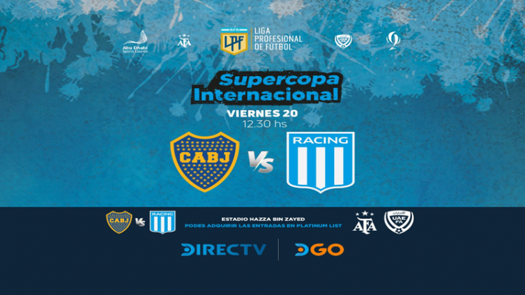 Supercopa Internacional entre Boca y Racing: hora y TV