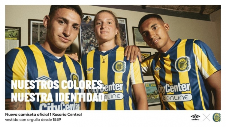 La camiseta de Rosario Central para la temporada 2023
