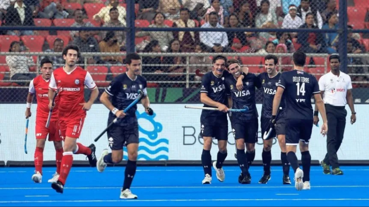 Los Leones golearon a Chile en el Mundial de la India