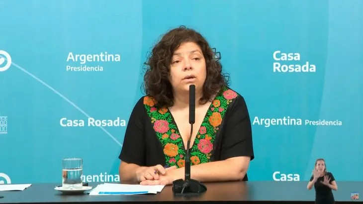 Vizzotti dijo que Argentina no salió de la pandemia y no habló de candidaturas