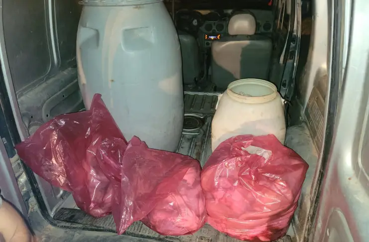 Decomisaron toneladas de achuras en mal estado 