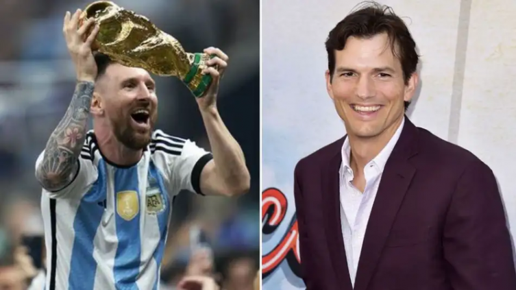 Ashton Kutcher habló de su locura por Lionel Messi
