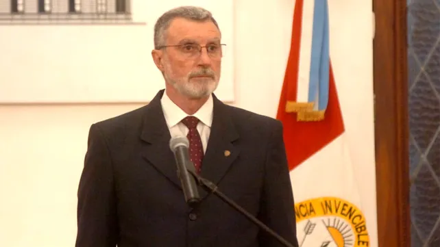 Rubén Rimoldi dejó su cargo como ministro de Seguridad Provincial