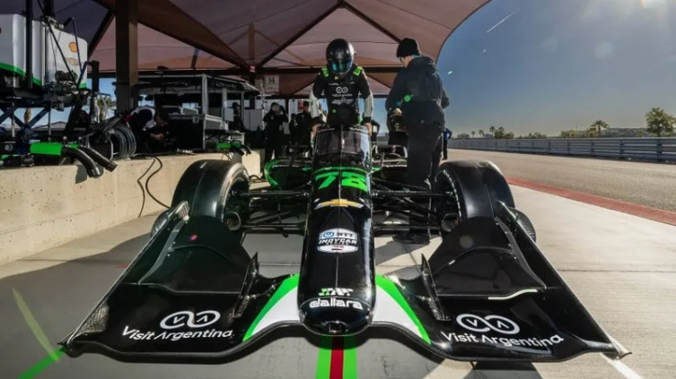 IndyCar: Agustín Canapino se prepara para su debut