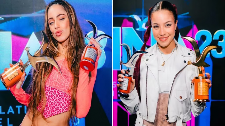 Tini Stoessel y Emilia Mernes brillaron en Viña del Mar