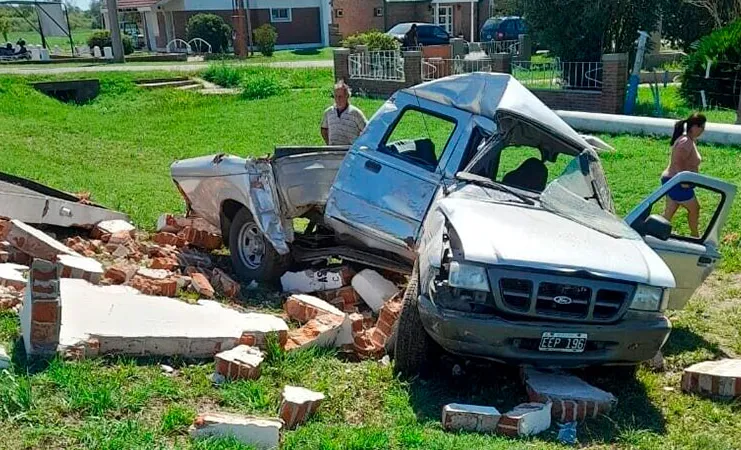Falleció el hombre que había chocado contra una garita 