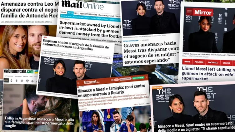 “Amenaza muy seria a Messi”: así reflejó la prensa internacional