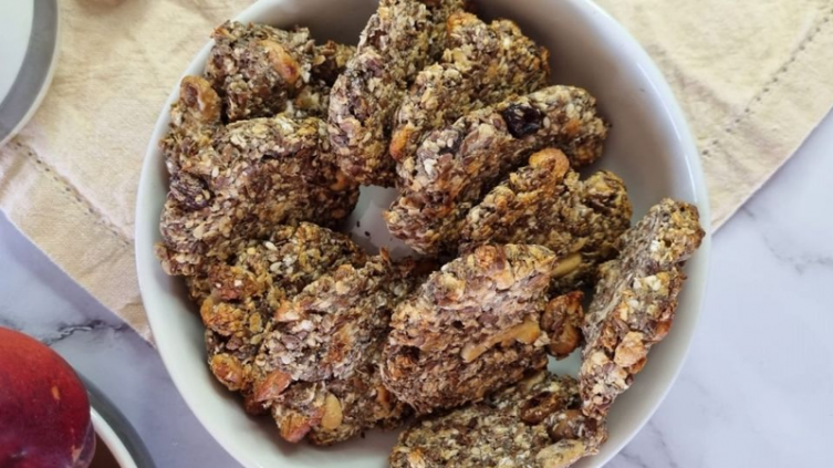 Galletas saludables de frutos secos