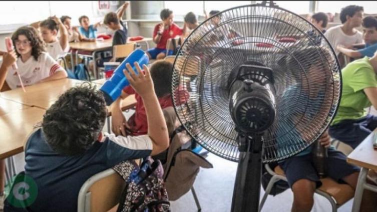 El Ministerio de Educación descartó una suspensión general de las clases por la ola de calor