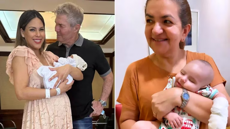 La mamá de Fernando Báez visitó a la hija de Barby Franco y Fernando Burlando