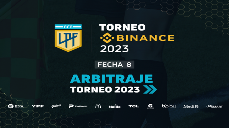 LPF: árbitros para la 8ª jornada