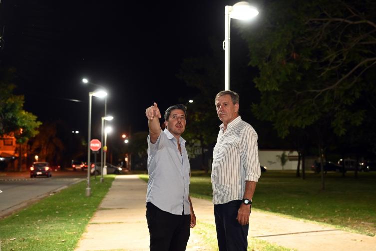 Culminan las tareas de iluminación en el Parque Federal