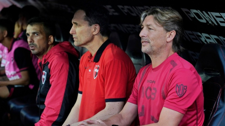 Gabriel Heinze tras la victoria ante San Lorenzo