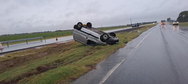 Se produjeron varios accidentes de tránsito por el mal tiempo