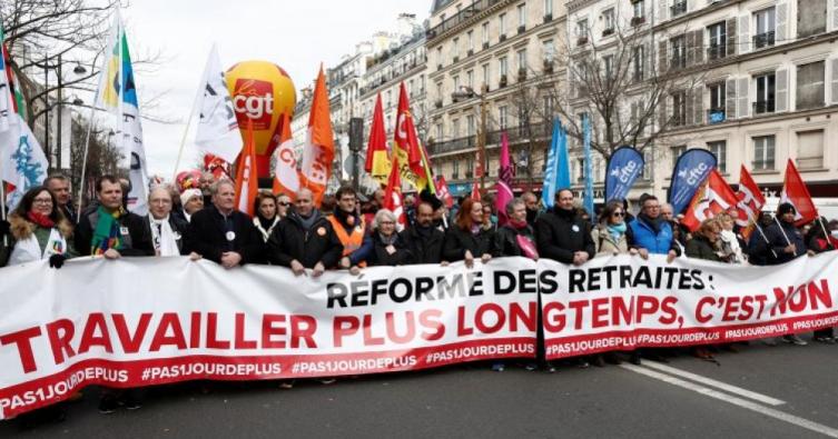 Otra jornada de protestas en Francia en rechazo a la reforma previsional