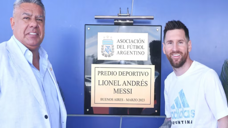 El predio de Ezeiza de AFA ahora lleva el nombre de Lionel Messi