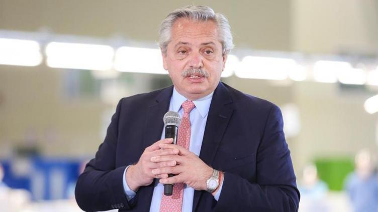Alberto Fernández en el acto por Malvinas: 