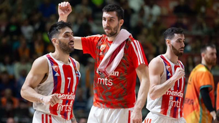 Campazzo, brilló en el triunfo del Estrella Roja ante el Fenerbahce 