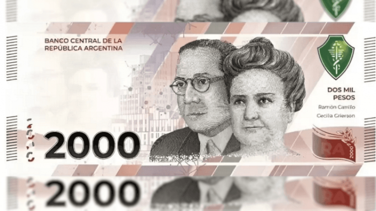 En junio comenzarían a circular los nuevos billetes de 2.000 pesos
