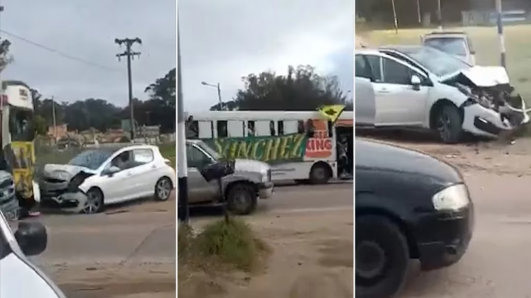 Un micro con hinchas de Aldosivi chocó, dejó cuatro heridos y escapó