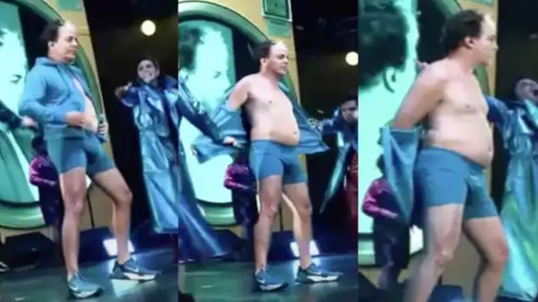 Cristian Castro cantó con Miranda! Casi desnudo en el Grand Rex