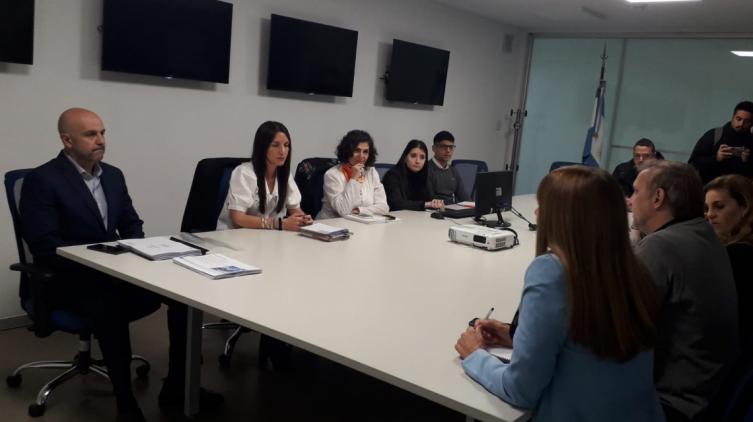 Brilloni se reunió con la Comisión de Seguridad del Concejo 