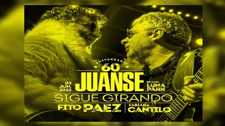 Juanse lanzó un registro en vivo junto a Fito Páez y Fabiana Cantilo