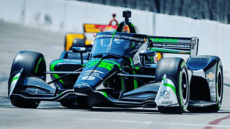 IndyCar: Canapino quedó 24° en el entrenamiento en Barber