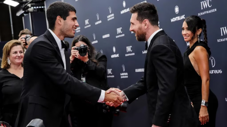 Carlos Alcaraz elogió a Messi en los premios Laureus