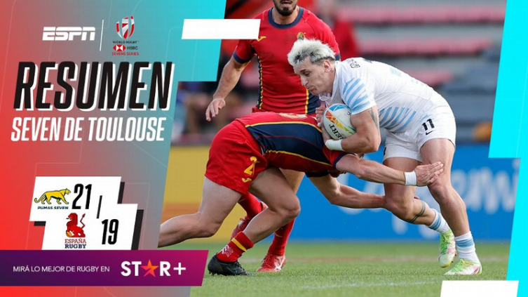 Los Pumas Seven clasificaron a cuartos de final de Toulouse 