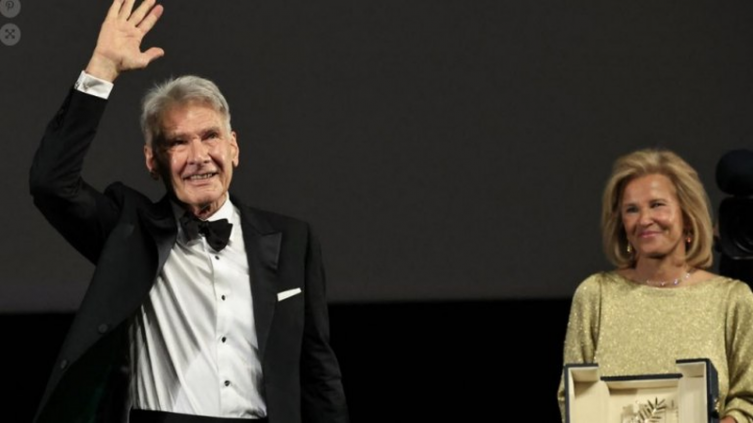 Cannes: la emoción de Harrison Ford al recibir la Palma de Honor