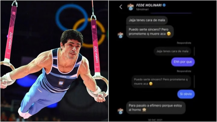 Trascendieron los mensajes que Federico Molinari le enviaba a la adolescente