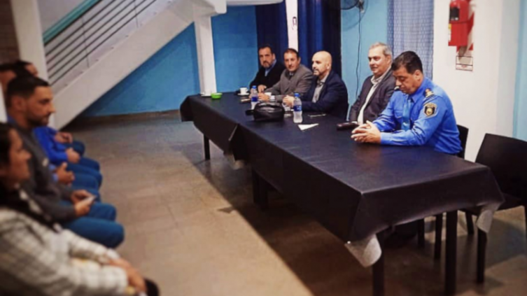 El ministro Brilloni se reunió con los jefes del servicio penitenciario provincial 