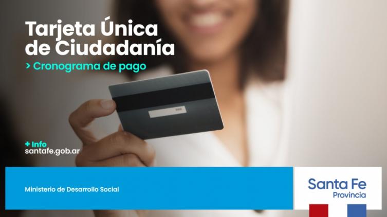 Acreditaron los fondos de la Tarjeta Unica de Ciudadanía