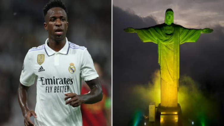 El Cristo Redentor apagó sus luces en apoyo a Vinicius