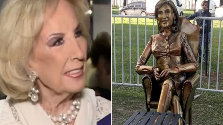 Opinó Mirtha Legrand sobre la estatua con la que la homenajearon