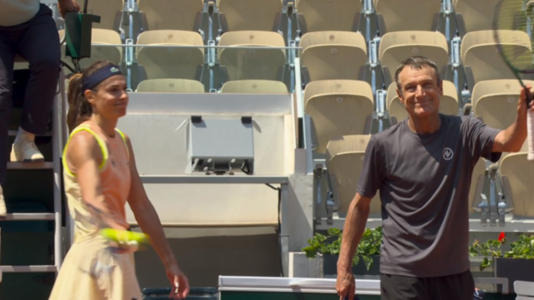 Gabriela Sabatini otra vez brilló en Roland Garros