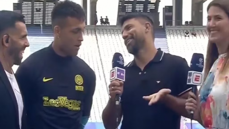 El show de Agüero en la previa de la final de la Champions