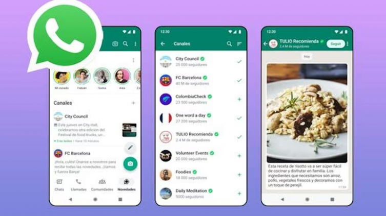 WhatsApp implementará la función de canales de información