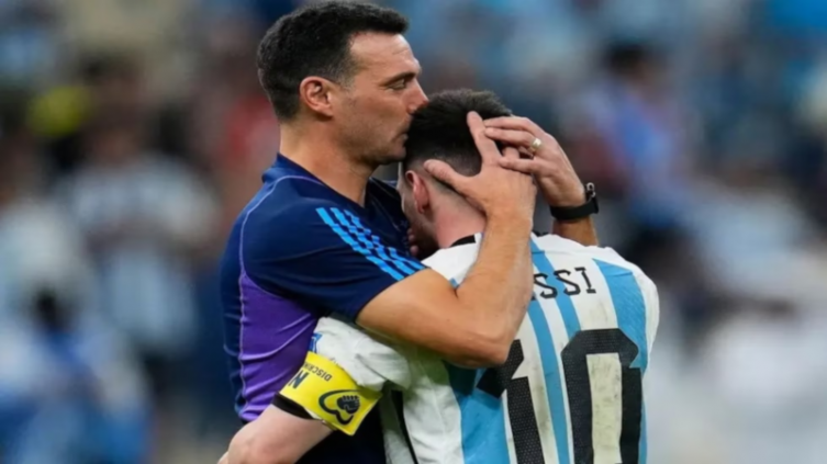 Scaloni opinó sobre la frase de Messi de cara al próximo Mundial