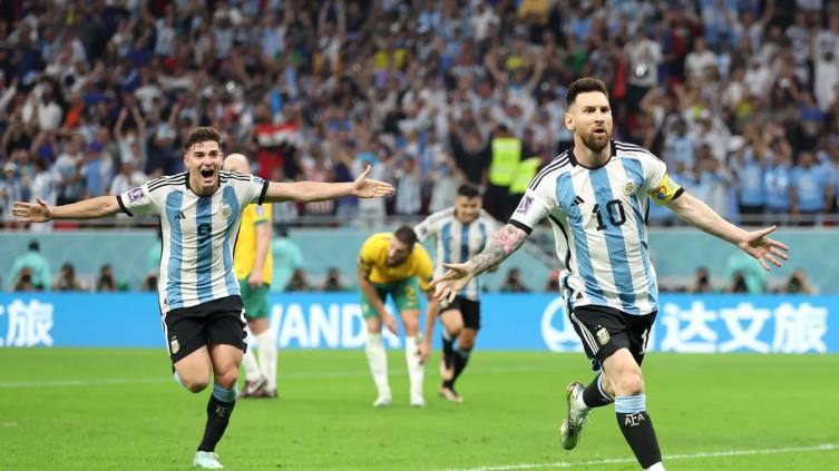Argentina le ganó 2 a 0 a Australia en el amistoso en China