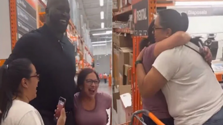 Shaquille O’neal sorprendió a dos venezolanas con un costoso regalo en una tienda